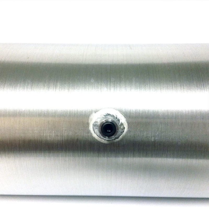 JSD AUTO PARTS خزان وقود ألمنيوم بسعة 5 جالون مع ملحقات، الأبعاد الكلية 8" × 24"، خزان دائري 1/4" NPT - Image 4